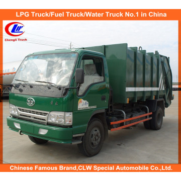 3tons 5tons Faw Compactor Garbage Truck